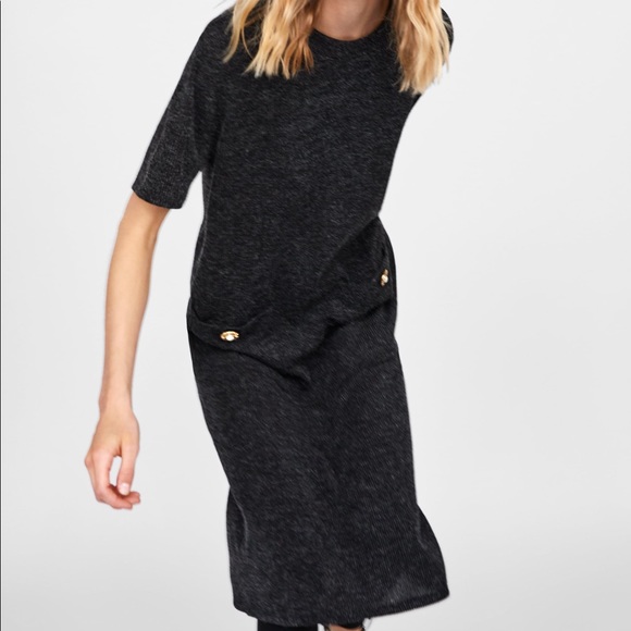 ZARA LONG DRESS WITH POCKETS BRAND NEW WITH TAGS - Picture 2 of 8